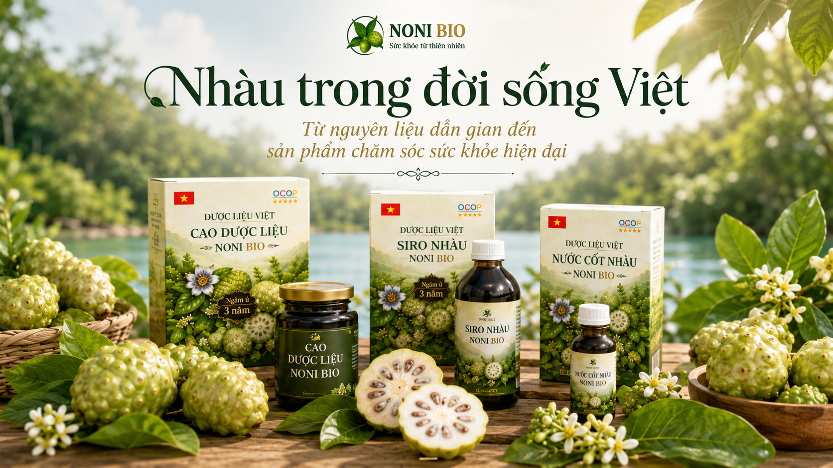 Nhàu trong đời sống Việt: Từ nguyên liệu dân gian đến sản phẩm chăm sóc sức khỏe hiện đại
